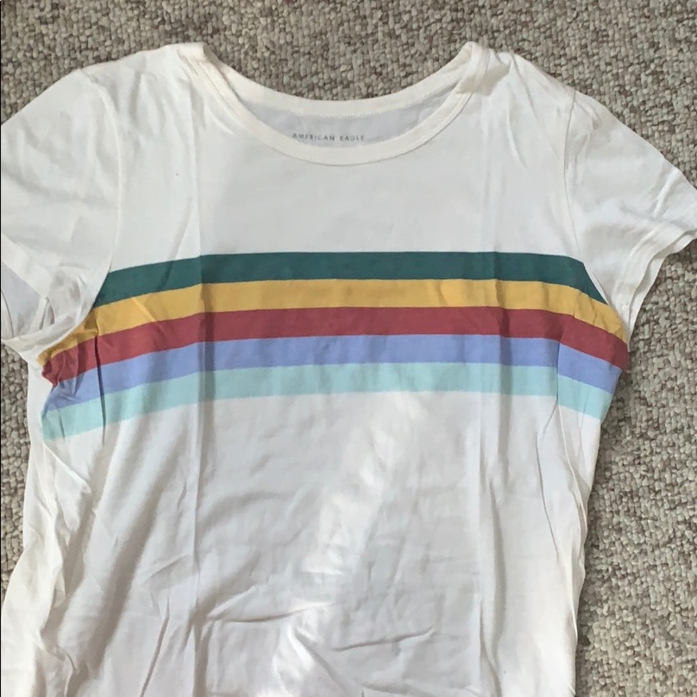 striped t shirt from american eagle